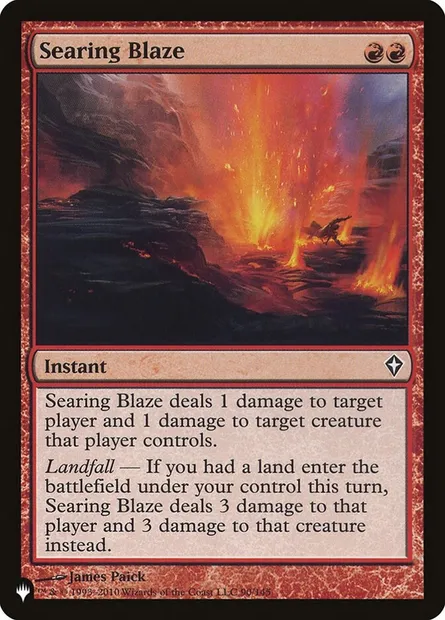 Brasier calcinant, carte Magic PLST WWK-90 — extension The List