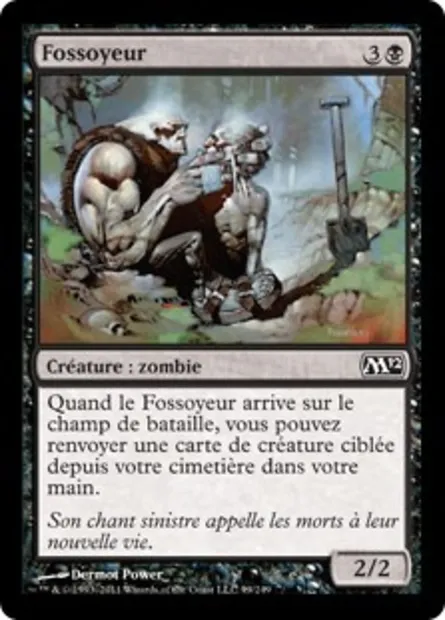 Fossoyeur, carte Magic M12 99 — extension Magic 2012