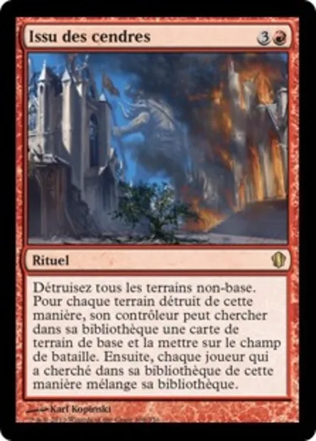 Issu des cendres, carte Magic C13 108 — extension Commander 2013