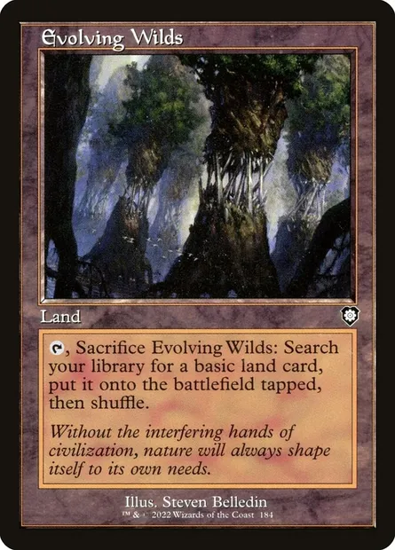 Evolving Wilds, Magic card BRC 184 — The Brothers' War Commander set
