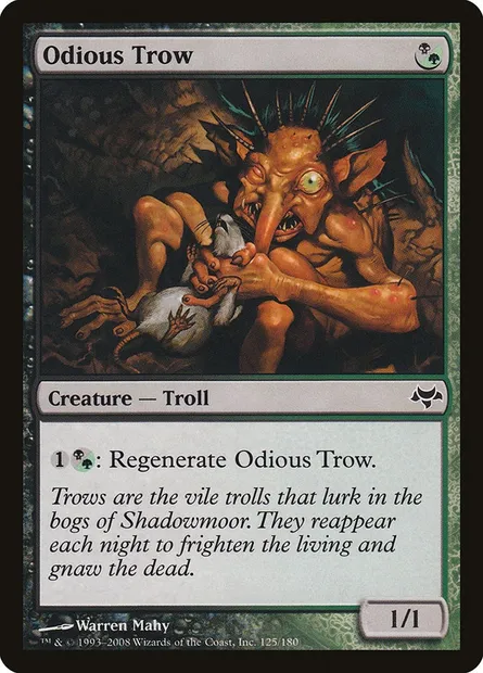 Odious Trow, Magic card EVE 125 — Eventide set