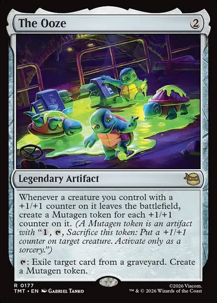 The Ooze, Magic card TMT 177 — Teenage Mutant Ninja Turtles set