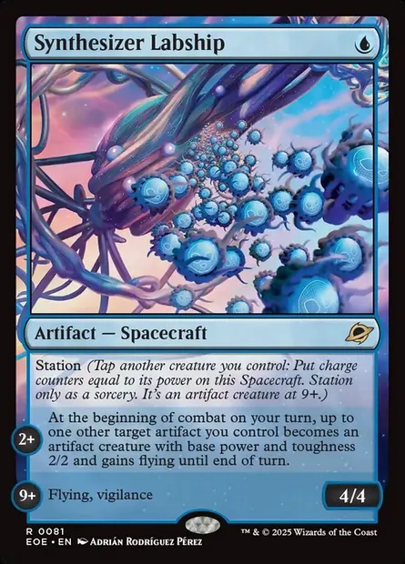 Synthesizer Labship, Magic card EOE 81 — Edge of Eternities set