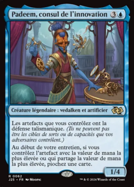 Padeem, consul de l'innovation, carte Magic J25 62 — extension Foundations Jumpstart