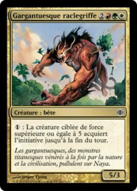Gargantuesque raclegriffe, carte Magic ALA 186 — extension Les éclats d'Alara