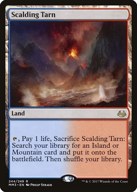 Scalding Tarn, Magic card MM3 244 — Modern Masters 2017 set