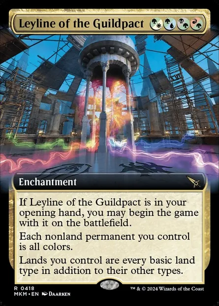 Leyline of the Guildpact, Magic card MKM 418 — Murders at Karlov Manor set