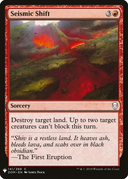 Seismic Shift, Magic card PLST DOM-141 — The List set