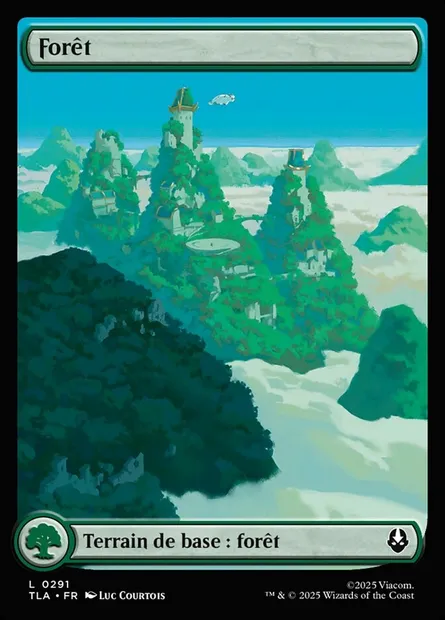 Forêt, carte Magic TLA 291 — extension Avatar: The Last Airbender