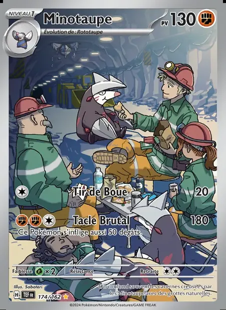 Minotaupe, carte Pokémon TEF 174 — extension Forces Temporelles