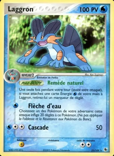 Laggron, carte Pokémon RS 23 — extension EX Rubis & Saphir