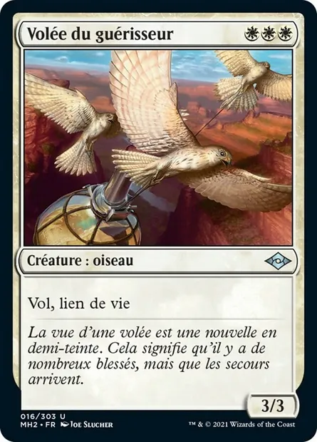 Volée du guérisseur, carte Magic MH2 16 — extension Horizons du Modern 2