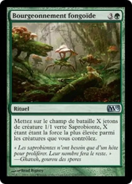 Bourgeonnement fongoïde, carte Magic M13 173 — extension Magic 2013