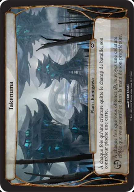 Takenuma, carte Magic OPC2 35 — extension Planechase 2012 Planes