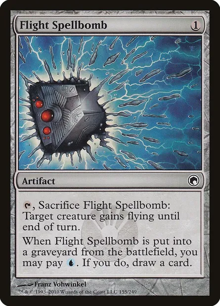 Flight Spellbomb, Magic card SOM 155 — Scars of Mirrodin set
