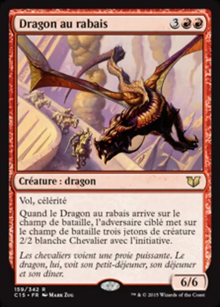 Dragon au rabais, carte Magic C15 159 — extension Commander 2015