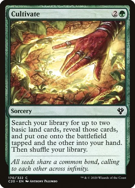 Cultivate, Magic card C20 170 — Commander 2020 set