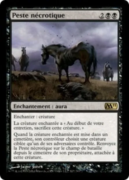Peste nécrotique, carte Magic M11 107 — extension Magic 2011