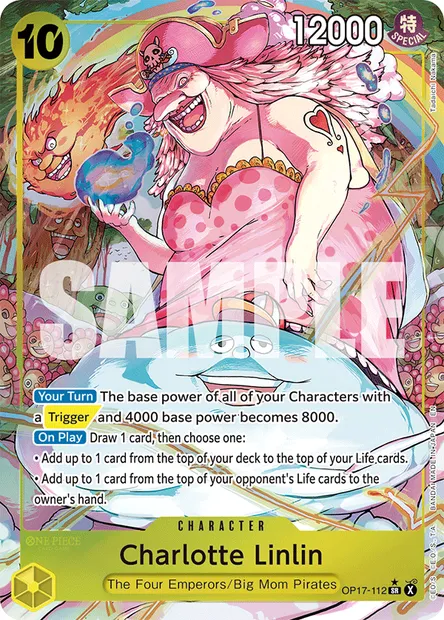 Charlotte Linlin, One Piece card OP17-112 — THE WORLD’S STRONGEST WARRIORS set