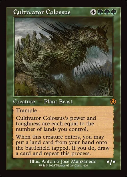 Cultivator Colossus, Magic card INR 409 — Innistrad Remastered set