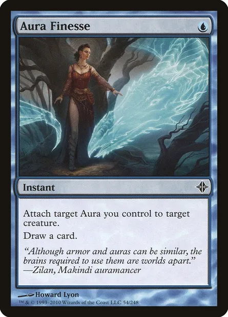Aura Finesse, Magic card ROE 54 — Rise of the Eldrazi set