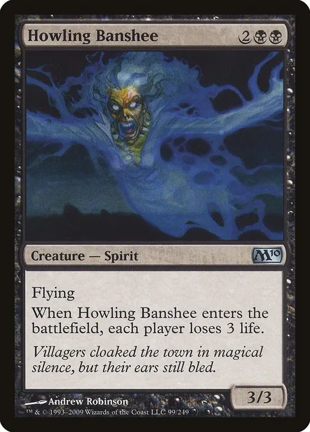 Howling Banshee, Magic card M10 99 — Magic 2010 set