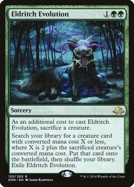 Eldritch Evolution, Magic card EMN 155 — Eldritch Moon set