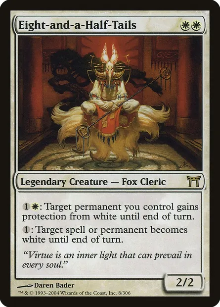 Eight-and-a-Half-Tails, Magic card CHK 8 — Champions of Kamigawa set