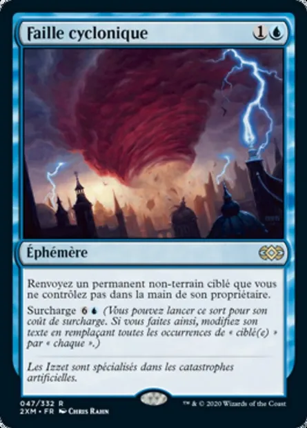 Faille cyclonique, carte Magic 2XM 47 — extension Double Masters