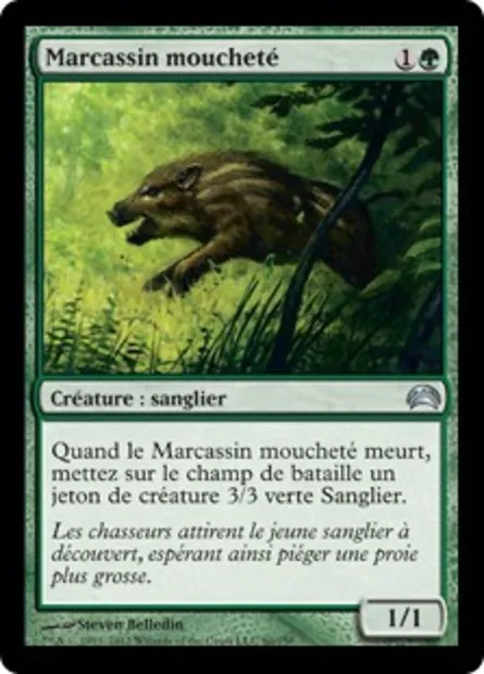Marcassin moucheté, carte Magic PC2 60 — extension Planechase 2012