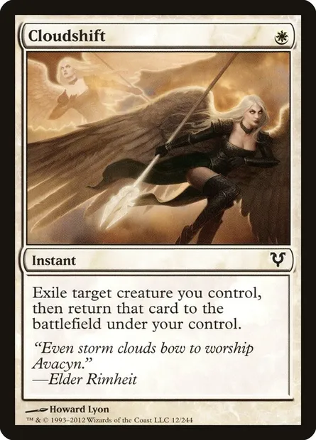 Cloudshift, Magic card AVR 12 — Avacyn Restored set