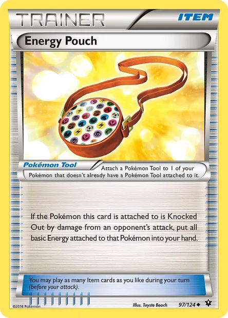 Energy Pouch, Pokémon card FCO 97 — Fates Collide set