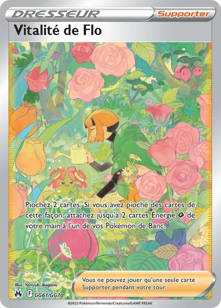 Vitalité de Flo, carte Pokémon CRZ GG61 — extension Zénith Suprême