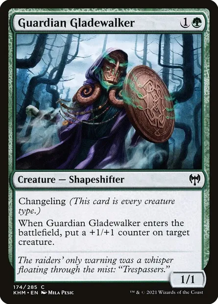 Guardian Gladewalker, Magic card KHM 174 — Kaldheim set