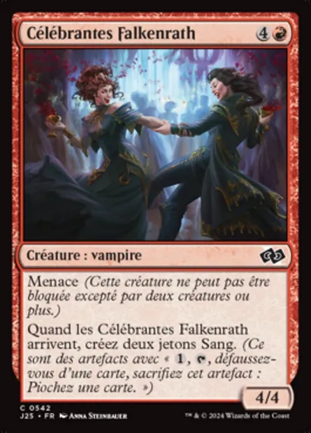 Célébrantes Falkenrath, carte Magic J25 542 — extension Foundations Jumpstart
