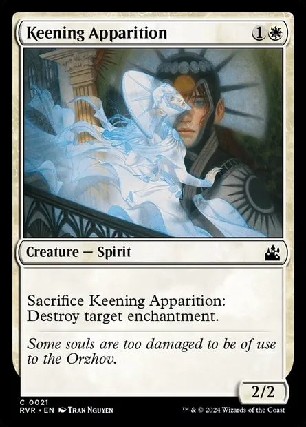 Keening Apparition, Magic card RVR 21 — Ravnica Remastered set
