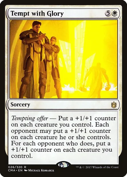 Tempt with Glory, Magic card CMA 26 — Commander Anthology set
