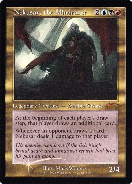 Nekusar, the Mindrazer, Magic card SLD 860 — Secret Lair Drop set