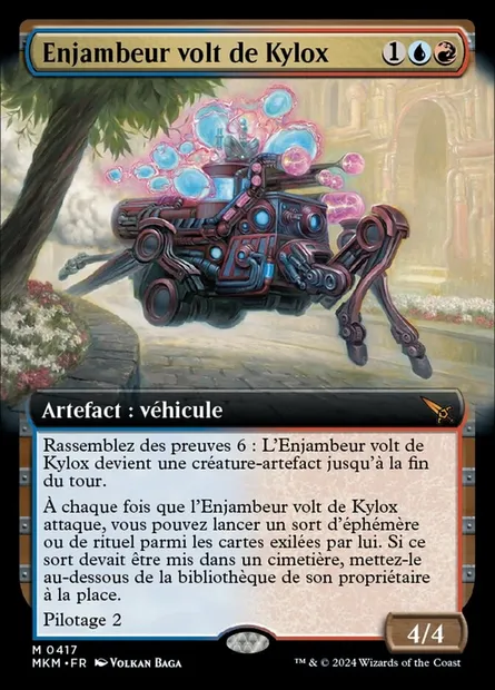 Enjambeur volt de Kylox, carte Magic MKM 417 — extension Murders at Karlov Manor