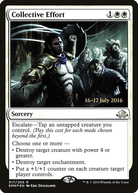 Collective Effort, Magic card PEMN 17s — Eldritch Moon Promos set