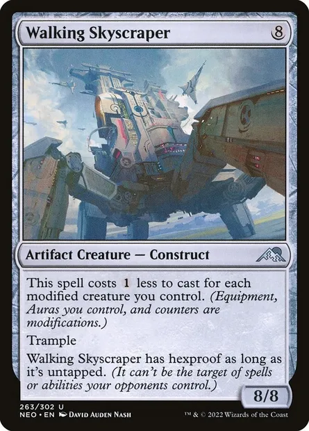 Walking Skyscraper, Magic card NEO 263 — Kamigawa: Neon Dynasty set