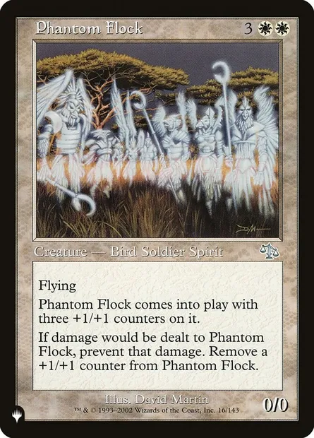 Phantom Flock, Magic card PLST JUD-16 — The List set