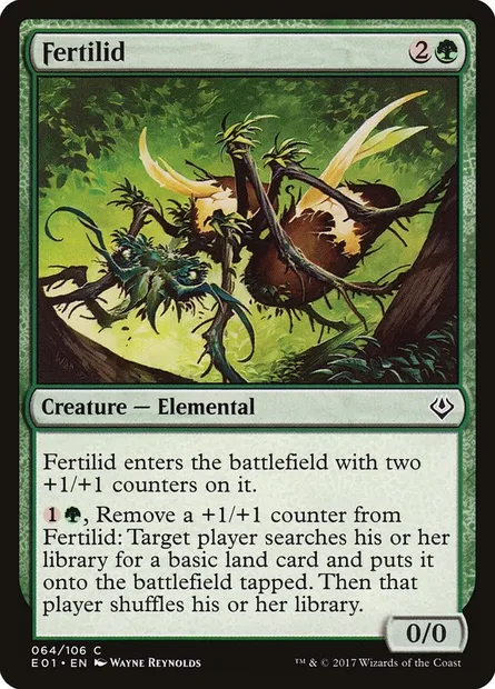 Fertilide, carte Magic E01 64 — extension Archenemy: Nicol Bolas