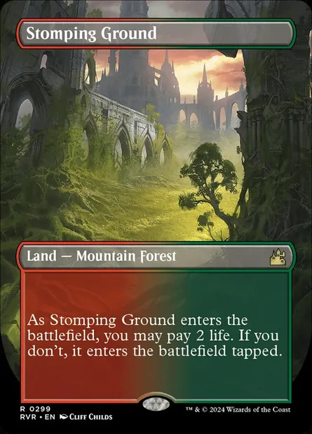 Stomping Ground, Magic card RVR 299 — Ravnica Remastered set