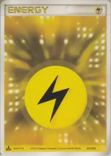 Lightning Energy, Pokémon card HRTLQD 011 — Holon Research Tower: Lightning Quarter Deck set
