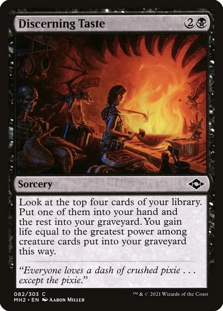 Discerning Taste, Magic card MH2 82 — Modern Horizons 2 set