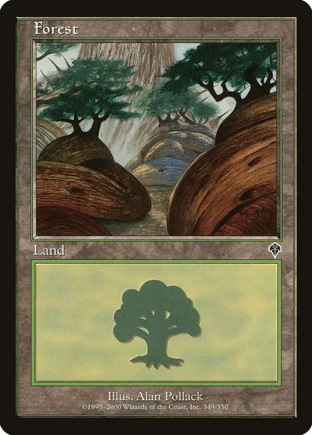 Forêt, carte Magic INV 349 — extension Invasion