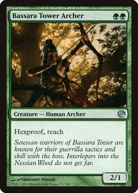Bassara Tower Archer, Magic card JOU 117 — Journey into Nyx set