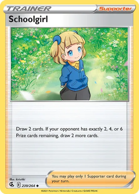 Schoolgirl, Pokémon card FST 239 — Fusion Strike set
