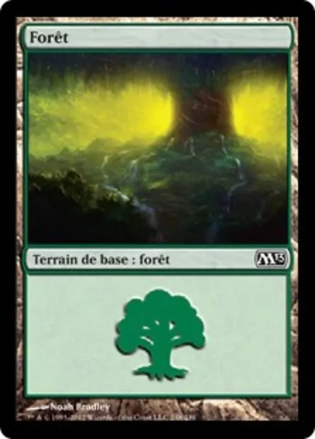 Forêt, carte Magic M13 248 — extension Magic 2013